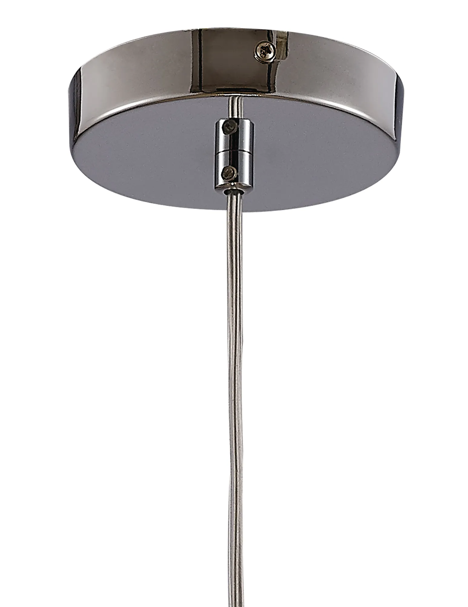 Charon Circle Pattern Glass Pendant 1 Light Polished Chrome D0133  Deco Charon